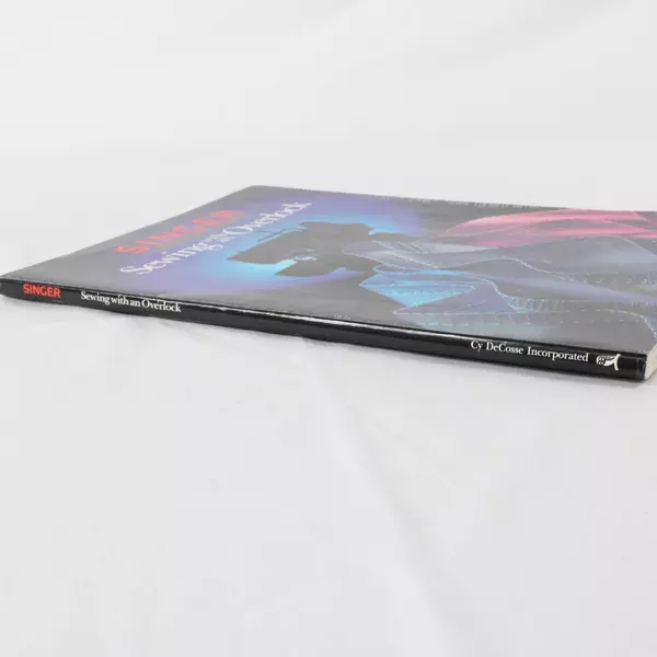 Vintage 1989 Singer Sewing Reference Library Book Sewing With An Overlock C05AJ
