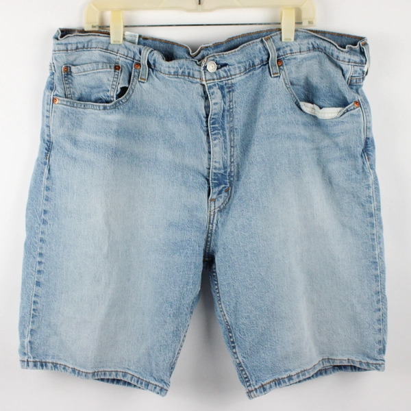 Levi's Men's W42 L10 Light Wash Jean Shorts