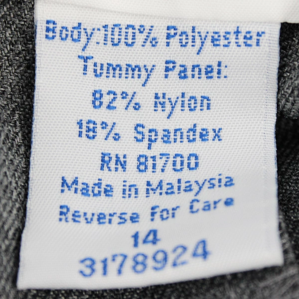 Blair Women's 14 Gray Pleated Dress Pants