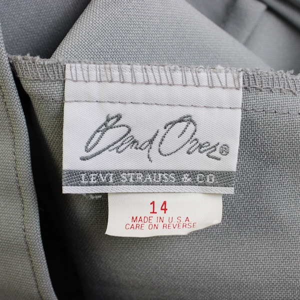 Levi's Bend Over Women's 14 Gray Pull-On Dress Pants