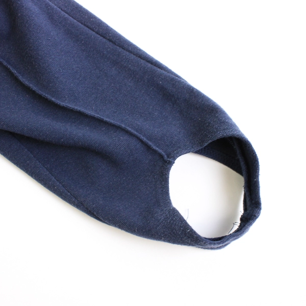 Metropolitan Women's M Petite Blue Dance Leggings with Foot Loop