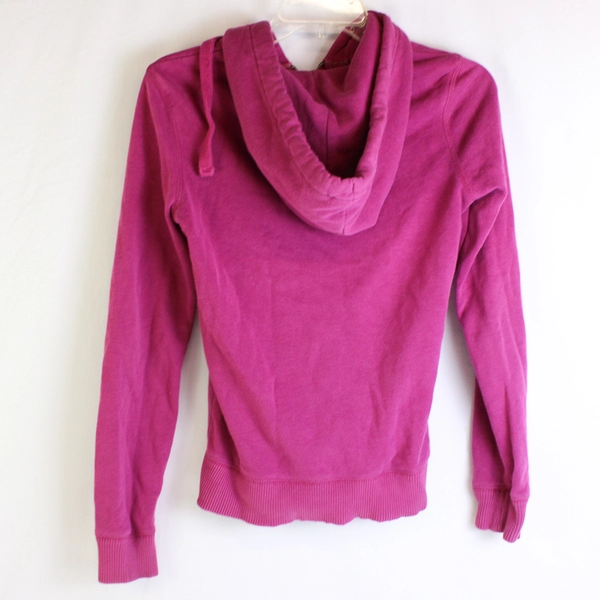 Aeropostale Women's/Junior's SP Pink Graphic Zip Up Hoodie