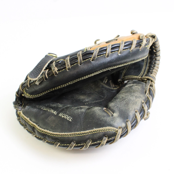 MIZUNO Max Flex Baseball Glove Black/Tan Leather Pro Model