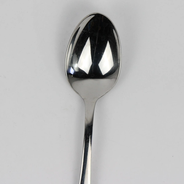 Set of 5 Splendide Cirrus Place Oval Spoons Stainless Steel Glossy Finish