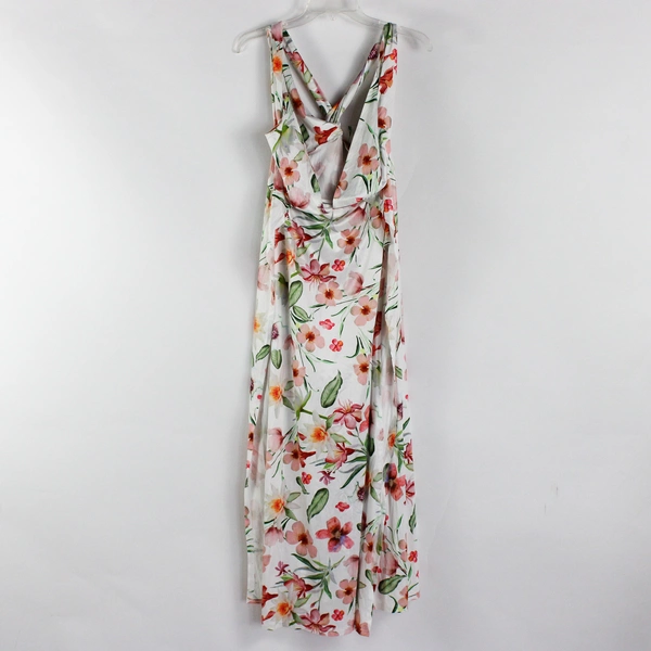 Cupshe Double High Slit Floral Dress Long Women's Size Medium
