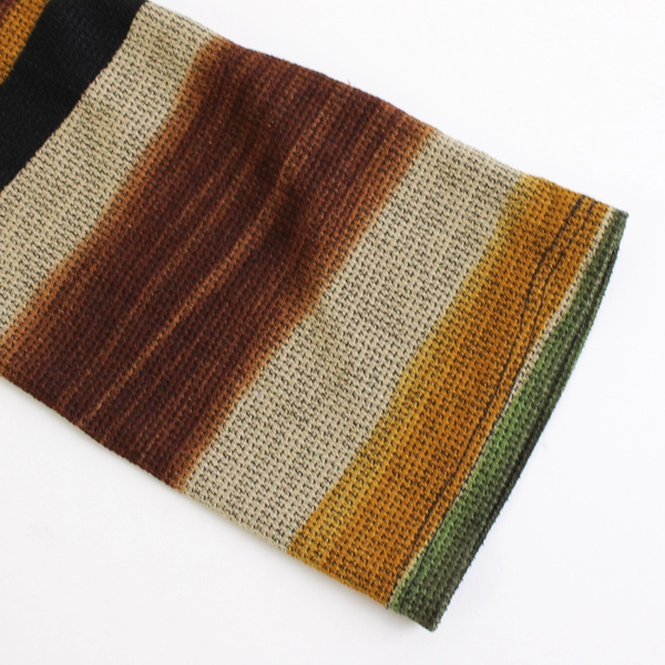 Ava James Women's M Cold Shoulder Multicolored Striped Shirt