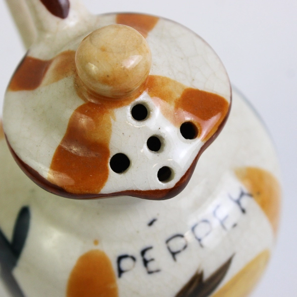 Set of 2 Vintage Matching Pepper Pot Shakers by NASCO Japan