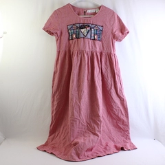 Silver Penny Red and White Checkered Dress Women's Size Small 100% Cotton