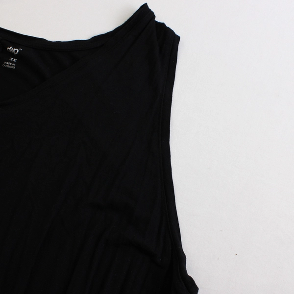 Dip Women's 3X Black Stretch Tank Top