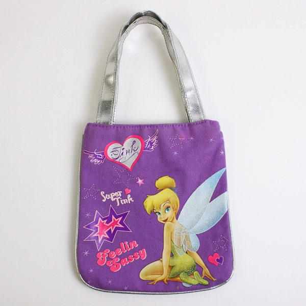 Lot of 4 Girls' Purses Tinkerbell Princess Polkadot