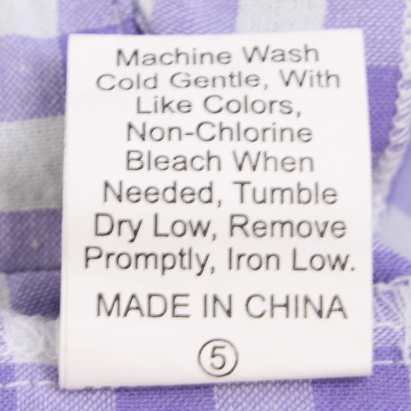 SHEIN Women's M/US 6 Purple Gingham Baby Doll Dress