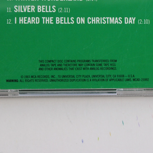 Burl Ives Have A Holly Jolly Christmas Audio Music CD Disc 1965 MCA Records