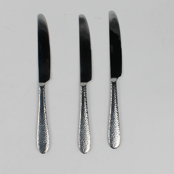 Lot Of 3 Cambridge Silver Rendezvous (Stainless) Flatware Dinner Knives 9" Long