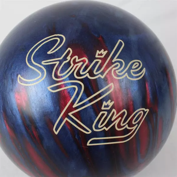 Brunswick Strike King Blue Red Pearl 15 lb Bowling Ball Pro Performance