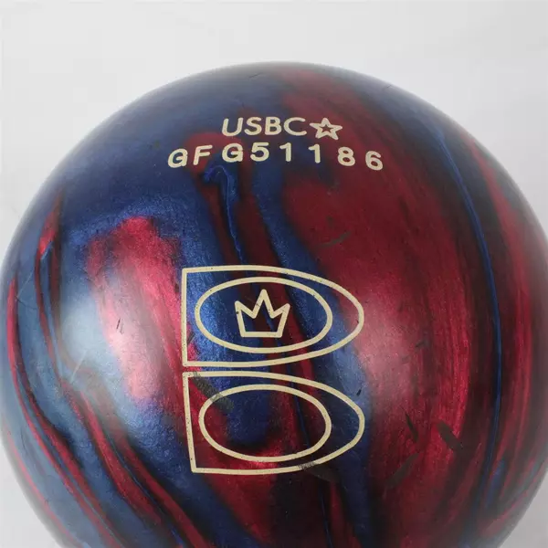 Brunswick Strike King Blue Red Pearl 15 lb Bowling Ball Pro Performance