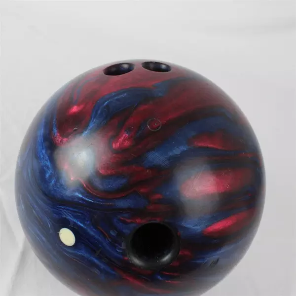 Brunswick Strike King Blue Red Pearl 15 lb Bowling Ball Pro Performance