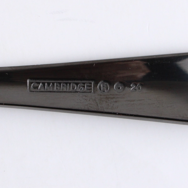 Lot Of 4 Cambridge Silver Rhiannon Black (Stainless) Flatware Teaspoons 7" Long