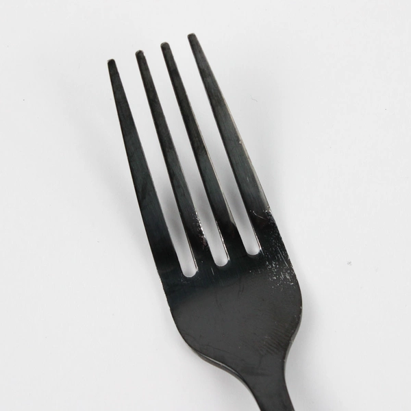 Lot Of 4 Cambridge Silver Rhiannon Black (Stainless) Flatware Salad Fork 7" Long