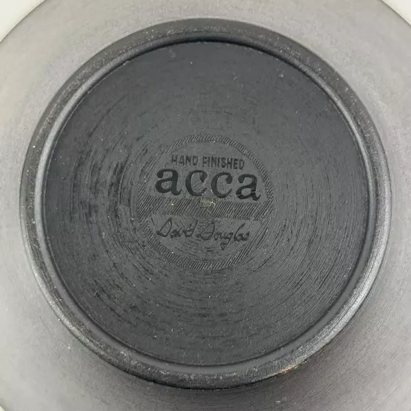 Set of 8 ACCA David Douglas Black Hand Finished Cereal bowls