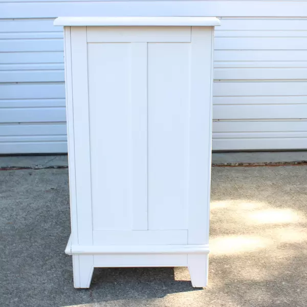 American Signature Collection Plantation Cove White Console Sofa Table 