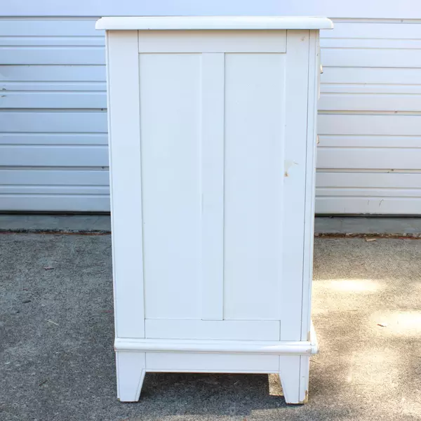 American Signature Collection Plantation Cove White Console Sofa Table 