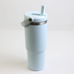 Hydrapeak 30 Oz Insulated Stainless Steel Baby Blue Tumbler/Water Bottle