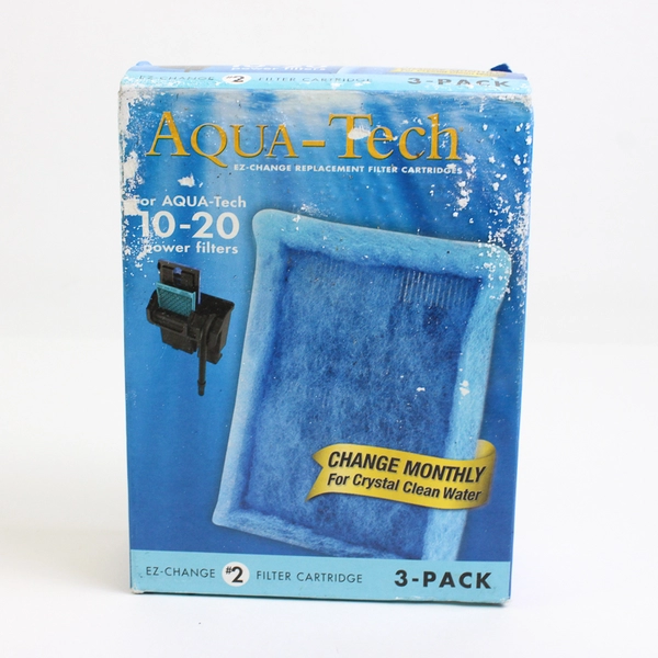 Aqua-Tech EZ-Change No.2 3-Pack Aquarium Filter Cartridge (10-20 Power Filter)