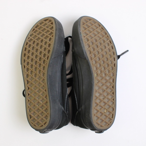 Vans Little Kids Old Skool Shoes Black Lace Up Side Stripe Youth Size 13