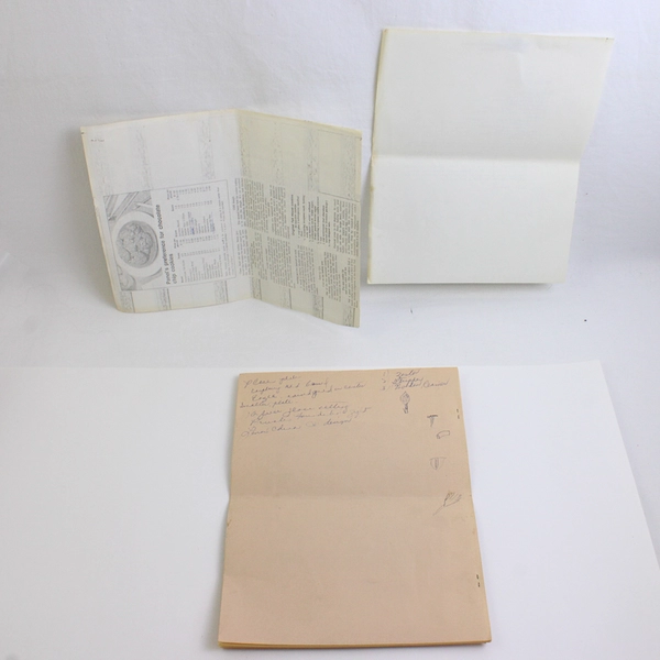 A Day of Culinary Adventure with Antoinette Kuzmanich Hatfield 1982 Booklet Sign