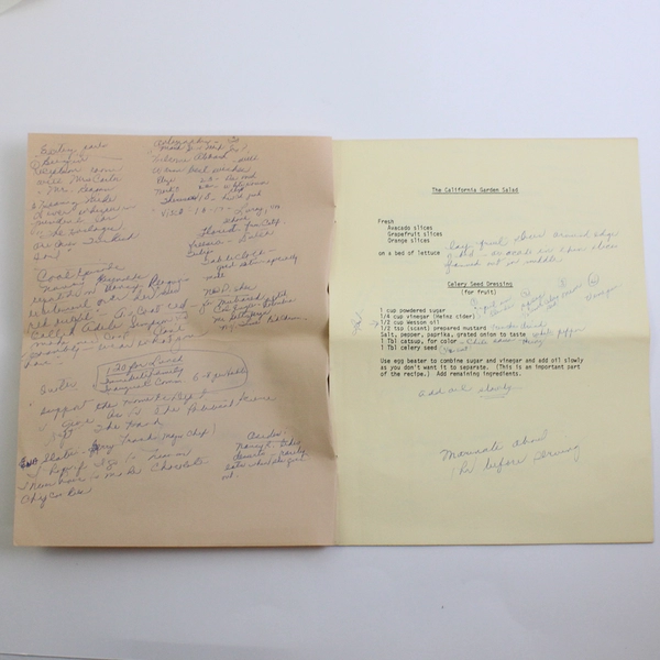 A Day of Culinary Adventure with Antoinette Kuzmanich Hatfield 1982 Booklet Sign