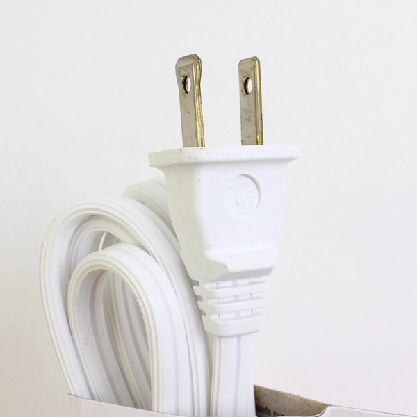 6ft 2-prong Polarized Indoor Extension Cord. Project Source Brand White