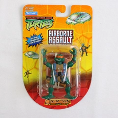 Teenage Mutant Ninja Turtles Airborne Assault Parachuting Michelangelo Figure