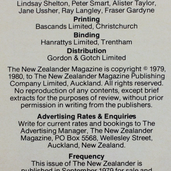 Vintage The New Zealander 1980 Annual Volume 1