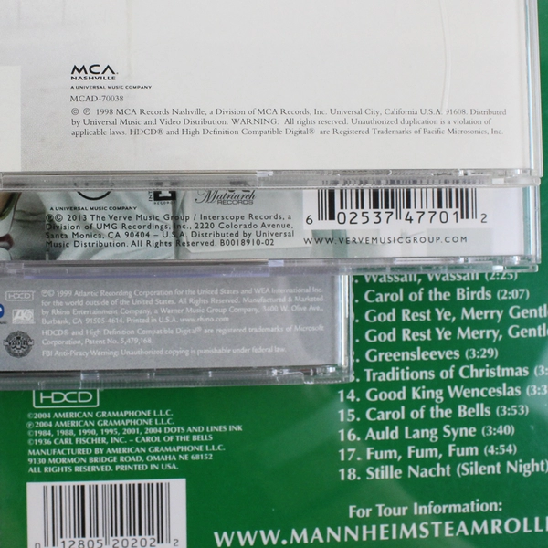 Lot of 4 Christmas CD's By Several Artists