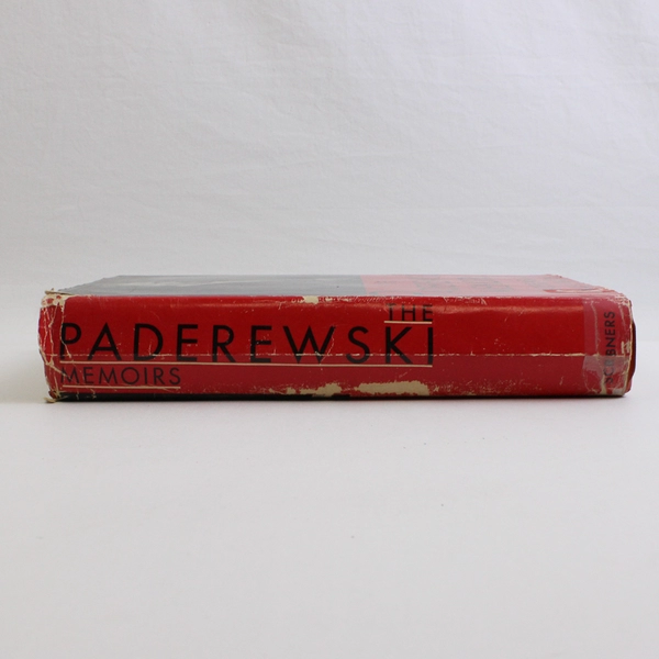 The Paderewski Memoirs by Paderewski & Mary Lawton 1938 Hardcover Dust Jacket