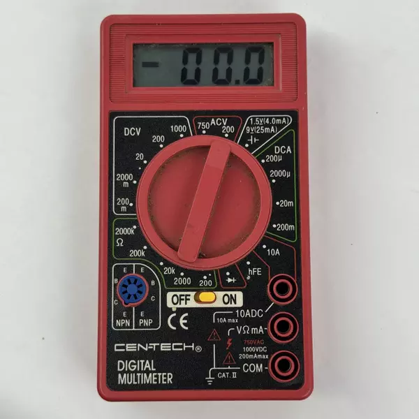 Cen-Tech 7 Function Digital MultiMeter Works