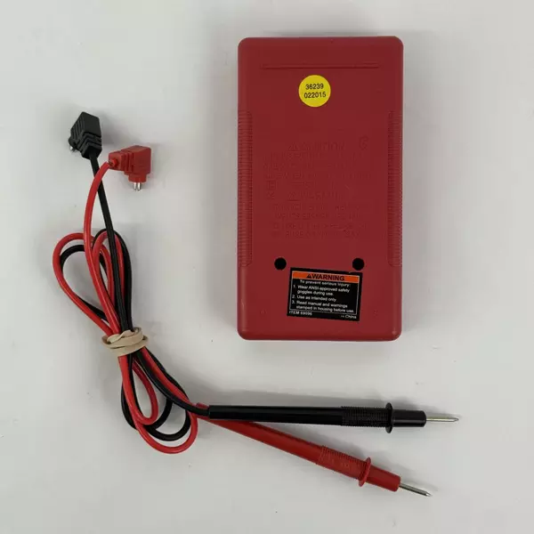 Cen-Tech 7 Function Digital MultiMeter Works