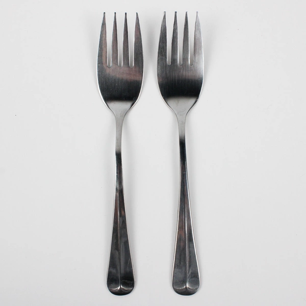 Lot Of 2 Cambridge Silver American Pride (Stainless) Flatware Serving Forks