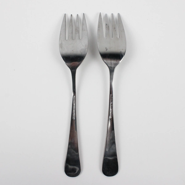 Lot Of 2 Cambridge Silver American Pride (Stainless) Flatware Serving Forks