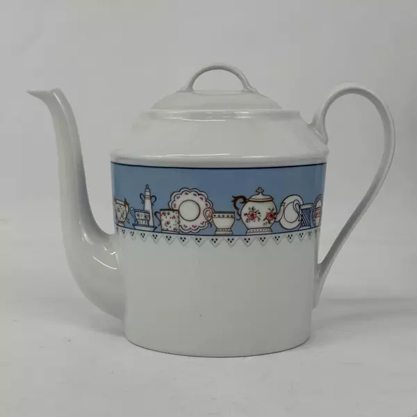 Apilco By Yves Deshoulieres Alice Porcelain Teapot Made In France