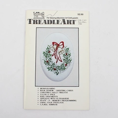 Vintage TreadleArt Magazine Volume 9 Nov/Dec 1986 Sewing Machine Art