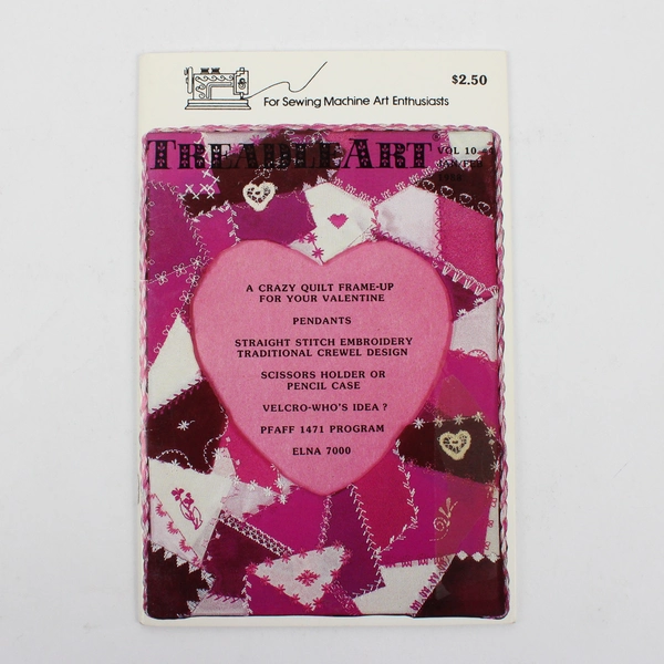 Vintage TreadleArt Magazine Volume 10 Jan/Feb 1988 Sewing Machine Art