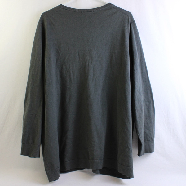 Lands' End Masonic Grand Lodge Dark Gray Button-Up Cardigan Women's Size 2X