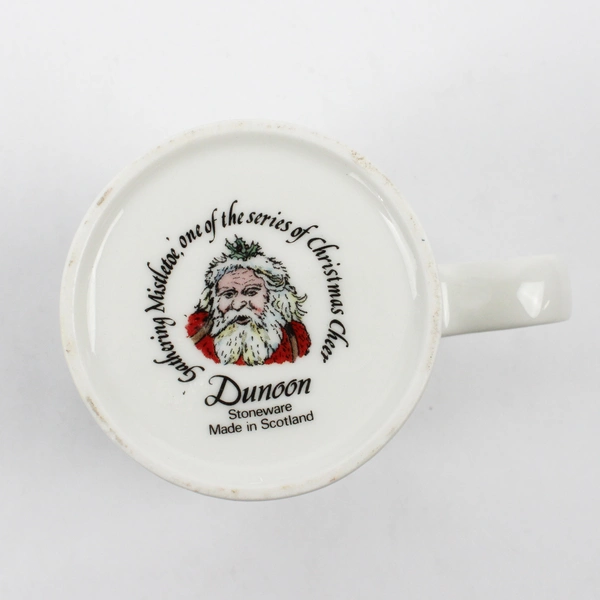 Dunoon Christmas Post Christmas Cheer Tree Ceramic Mugs 4.25" Tall