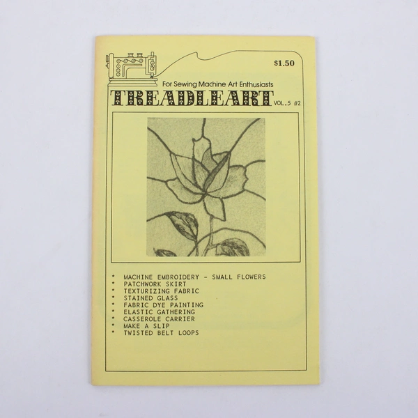 Vintage TreadleArt Magazine Volume 5 Sept/Oct 1982 Sewing Machine Art