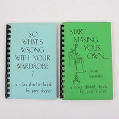 Vintage Lot of 2 Silver Thimble Books by Jane Shaner 1981 & 1982 Spiral Bound PB