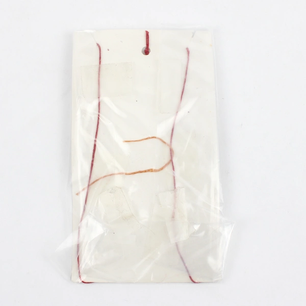 Northwest Green Beach Glass Wax Linen Netting Beaded Necklace