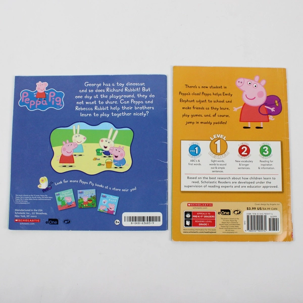 Lot of 2 Scholastic Peppa Pig Children's Books From the TV Series 2016 & 2018 PB