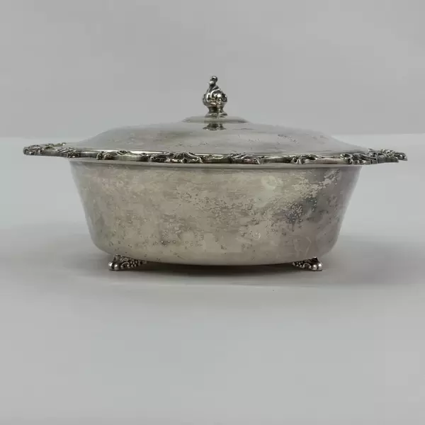 Community Sheffield Design ASCOT Silver Plate Covered Casserole Dish