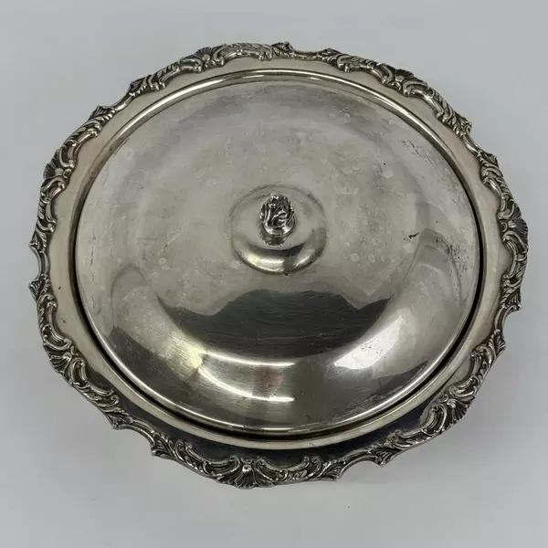 Community Sheffield Design ASCOT Silver Plate Covered Casserole Dish